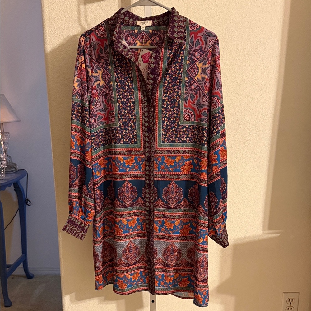 Umgee Multicolor Bohemian Dress